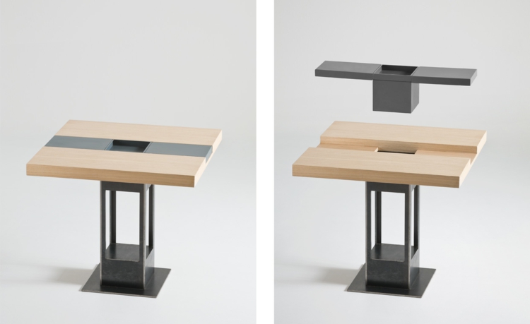 Ιταλός σχεδιαστής επίπλων Alessandro Isola kaiseki τραπέζι Σχεδιασμός έπιπλα τραπεζαρία