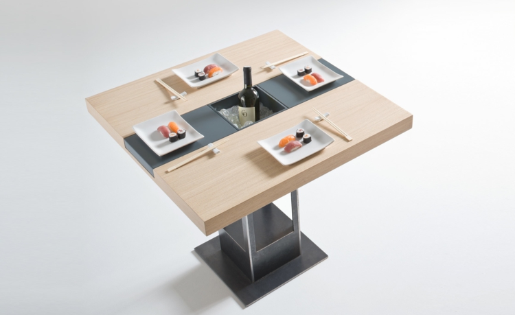 Ιταλός σχεδιαστής επίπλων Alessandro Isola kaiseki table Έπιπλα σχεδιαστών