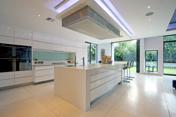 Kitchen island shape ceiling lighting modern kitchen