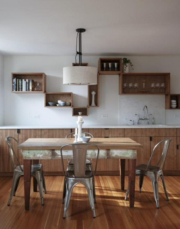 Кухненски стени за дизайн, изпръскващо дърво за кухня