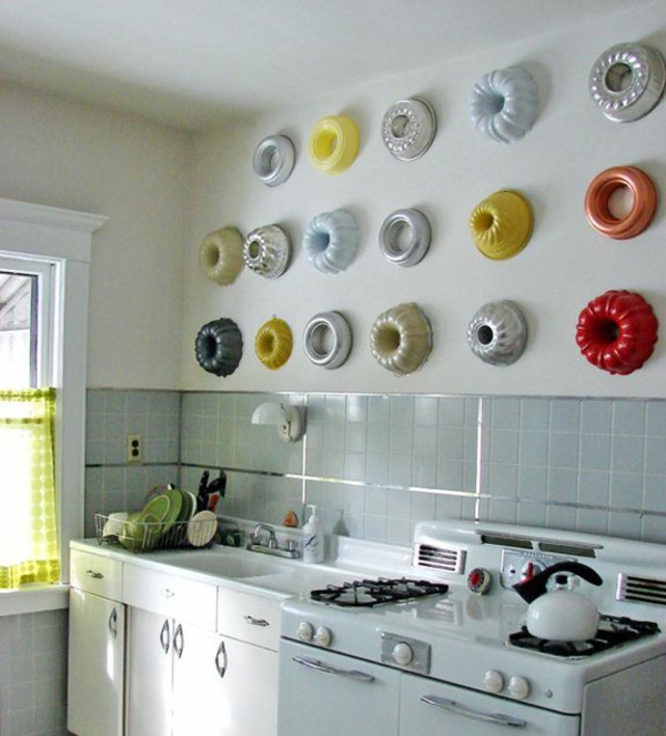 Keuken muur ontwerp spatscherm keuken cakevorm