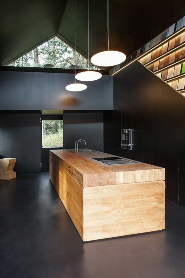 Keukenwand ontwerp spritzschutz keuken zwart mat