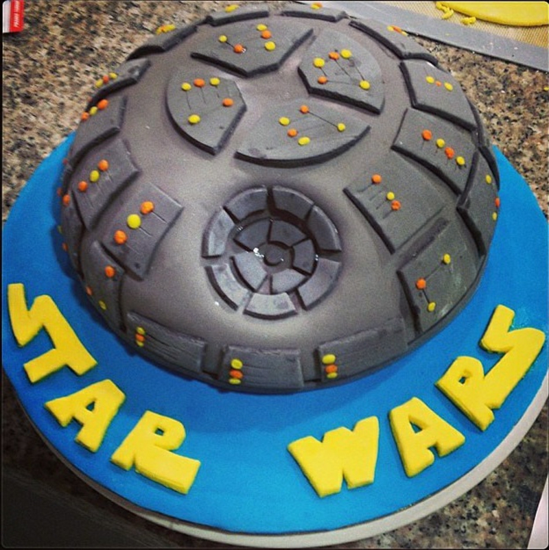 Kids cake decorations birthday cake pictures Star Wars