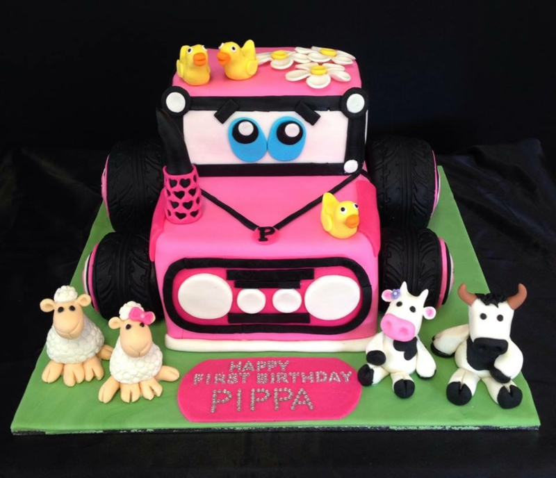 Kindertorte Traktor Рожден ден торти Изображения торта украса