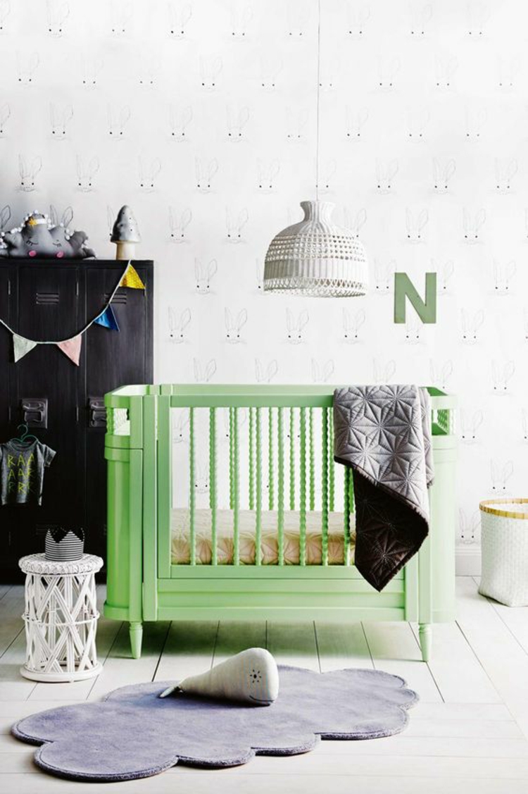 Nursery Ideas Pictures for Nursery Crib Green