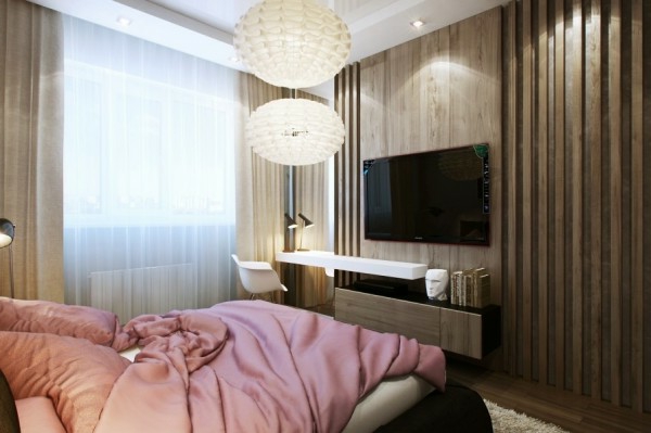 卧室现代设计墙设计紧凑