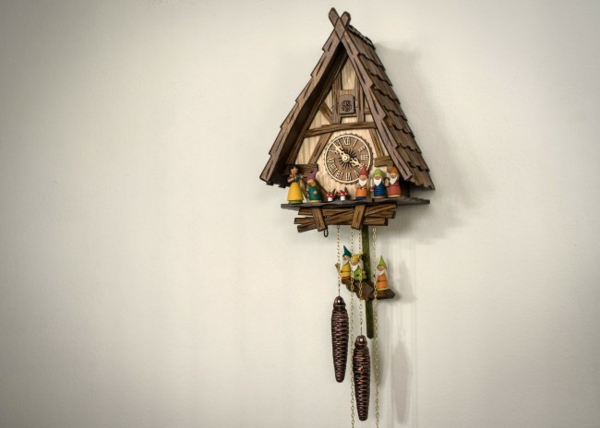קוקייה שעון אגדה עצמך לבנות מודרני clockwork כפרי