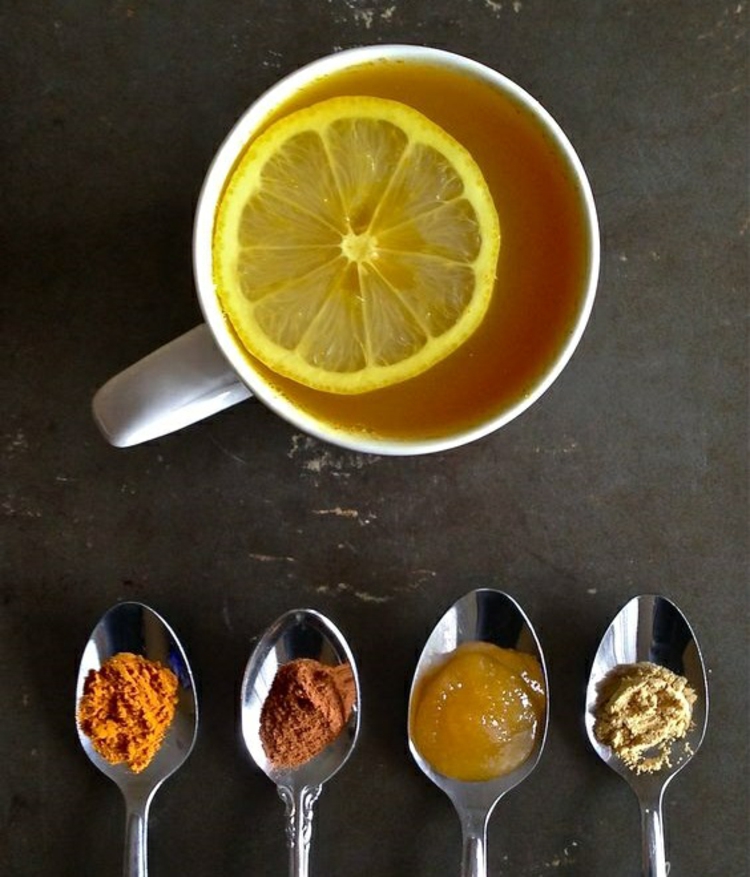 Чаят от куркума подготвя рецепти от куркума