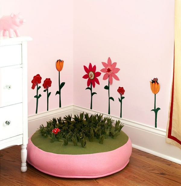 Kuschelecke Nursery Flowerbed improviseret