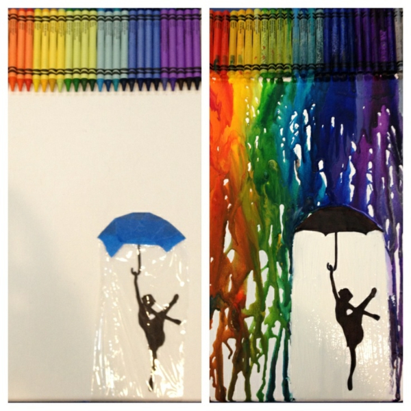 Vytvořte si vlastní plátno Dyšťový déšť