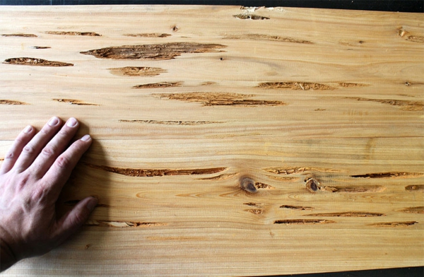 שולחן גינה מבריק לבנות עץ משלך