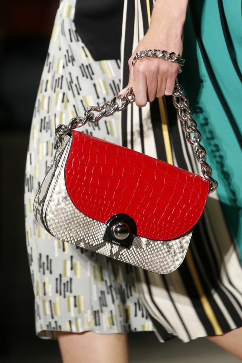 Bolsos de lujo Prada Handbag Ladies rojo