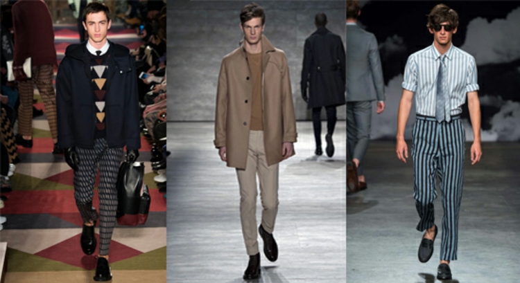 Мъжки панталони тенденции модерен панталони текущата мъжка мода