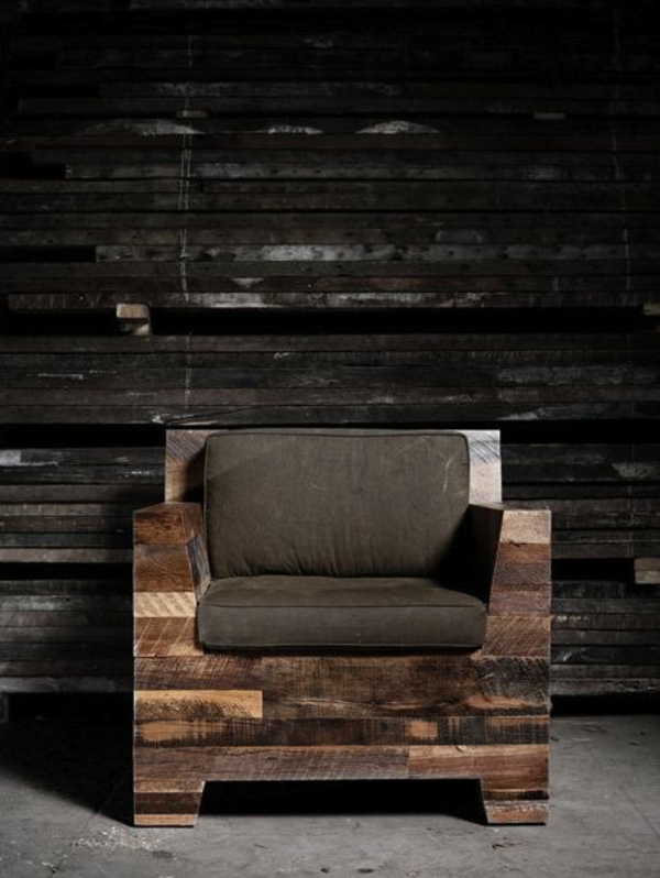 Muebles Euro pallets de texturas de madera