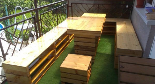 Furniture made of pallets garden furniture europaletten pads