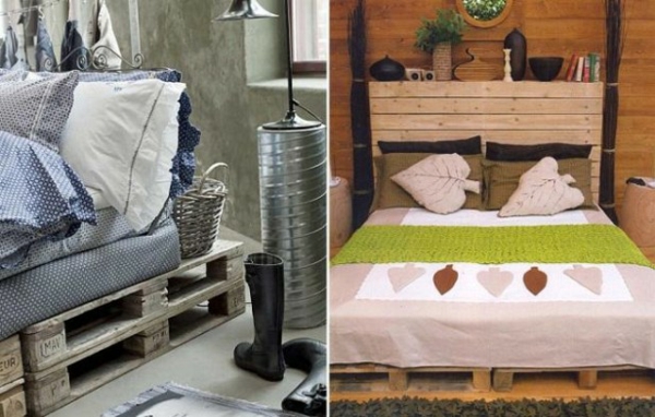 Palettes meubles de jardin meubles europalettes tête de lit