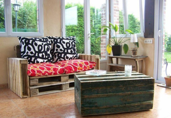 Pallets garden furniture europallets living room