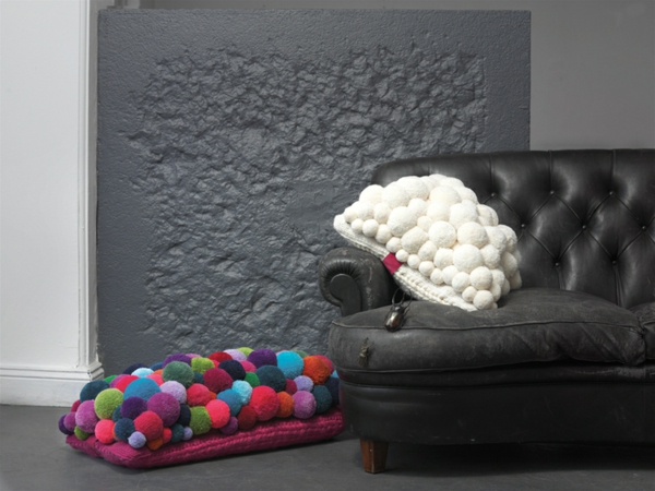 MYK pomponisle дизайнерски килими и възглавници за възглавници
