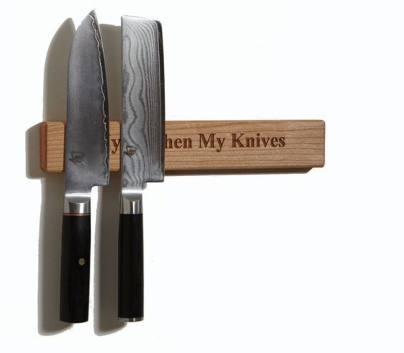 Магнитна лента за ножове инструкции за построяване Кухненски аксесоари