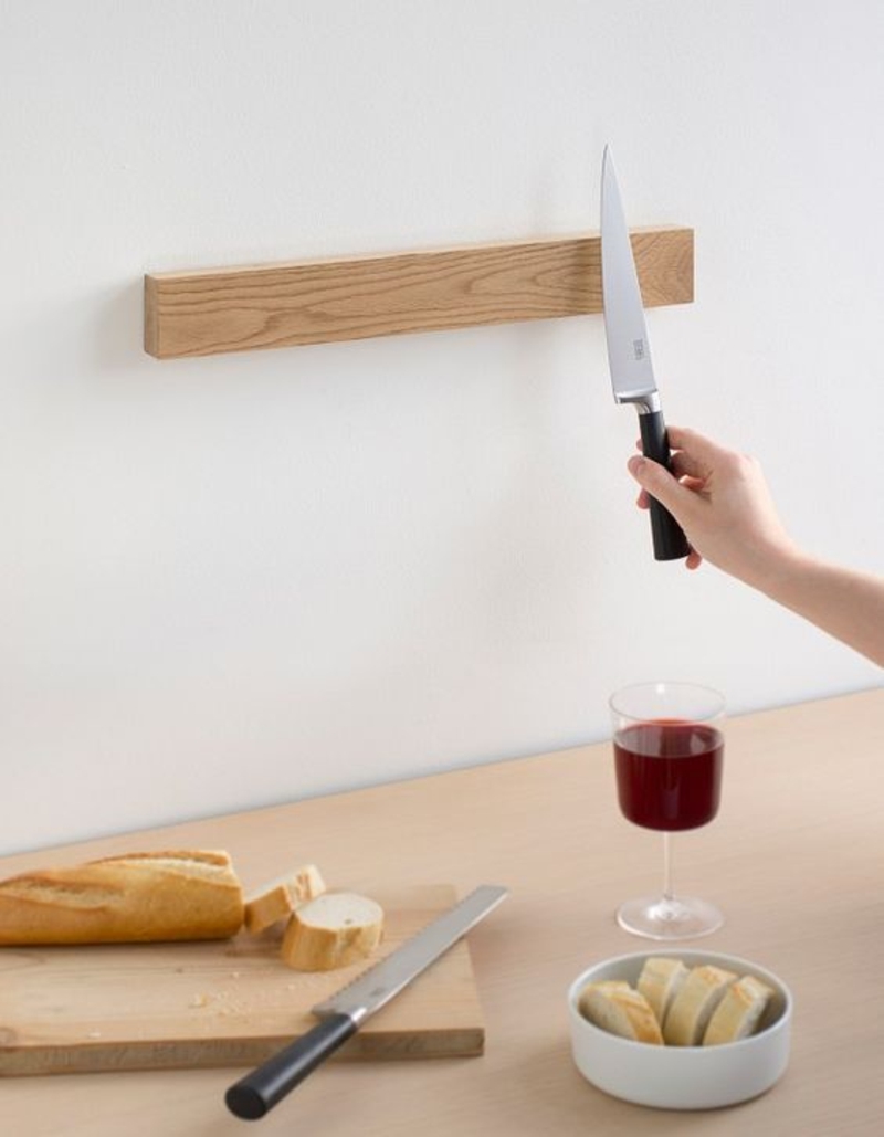 Магнитна лента за нож се изграждат инструкции кухненски принадлежности