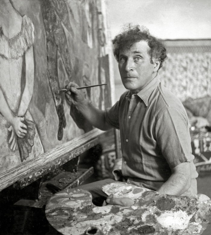 Marc Chagall pracuje