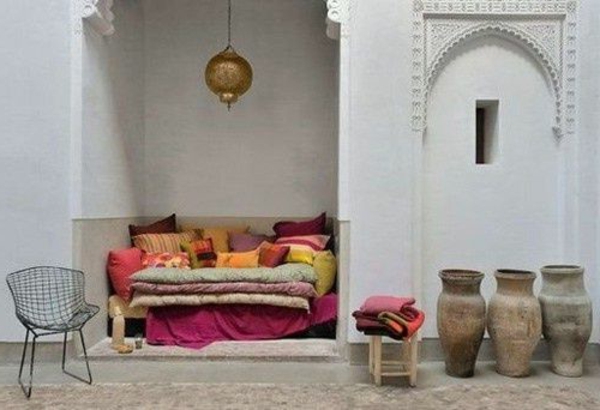 Texturas mediterráneas de los muebles del estilo del país del diseño interior