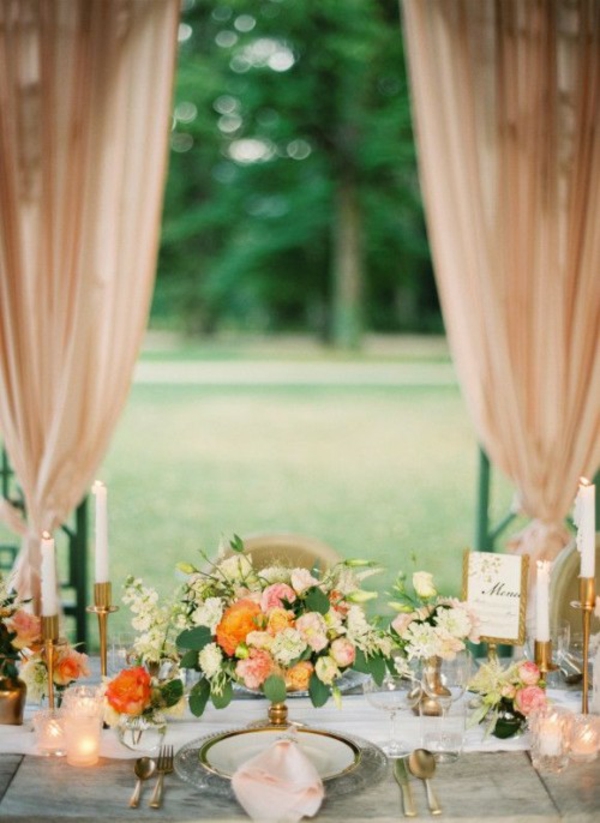 我的婚礼装饰桃色花园
