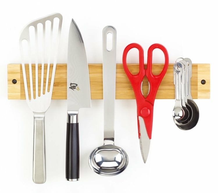 סכין מגנטי בר עץ כלי מטבח כלי מטבח