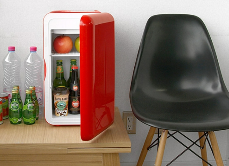 Mini Køleskab Retro Køleskabe Rød