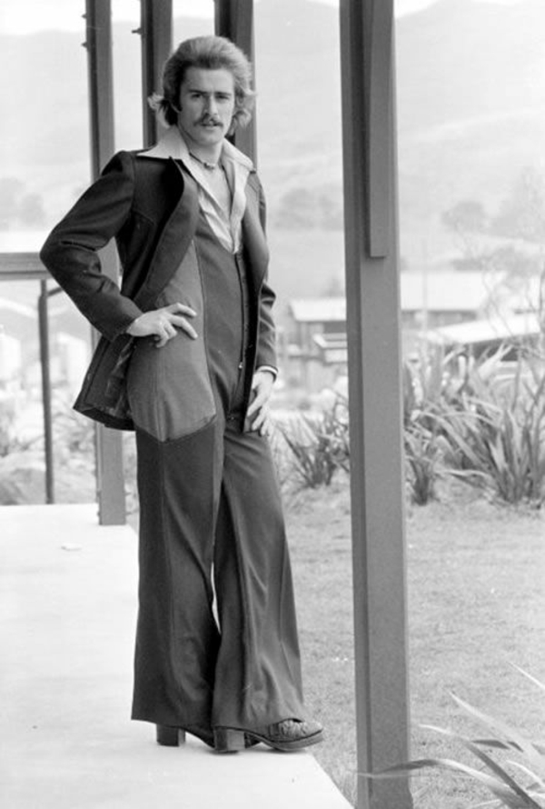 Fashion 70s mænds mænds mode sakko