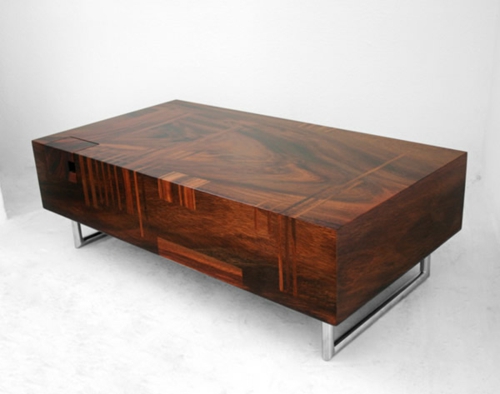 Tables basses modernes attrayantes pour le salon en bois massif