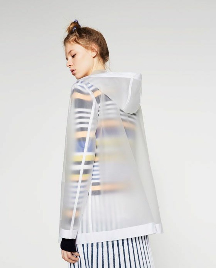 Modetrends gennemsigtige kjoler Zara frakke