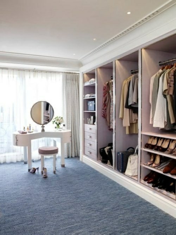 Sistemas de vestuario abierto vestidor alfombra