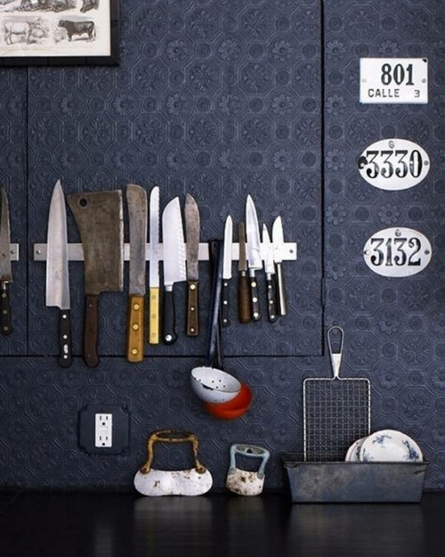 Organisation et commande de couteaux de ménage