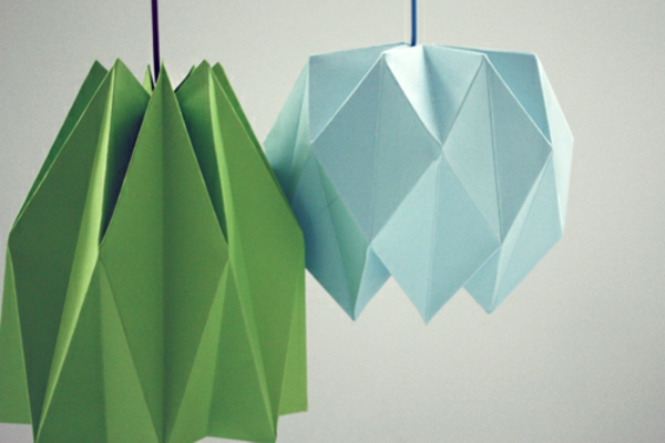 Origami lampeskjerm instruksjoner original