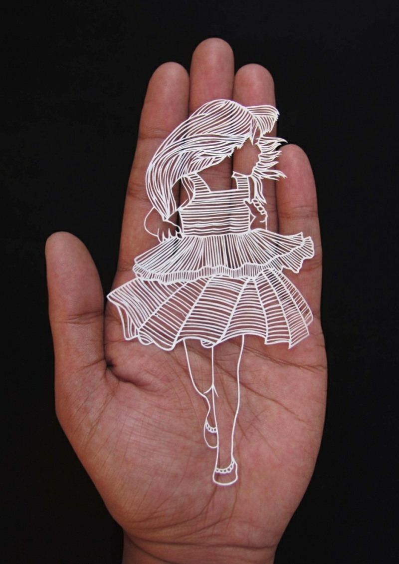 Parth Kothekar произведения на изкуството от хартиено момиче