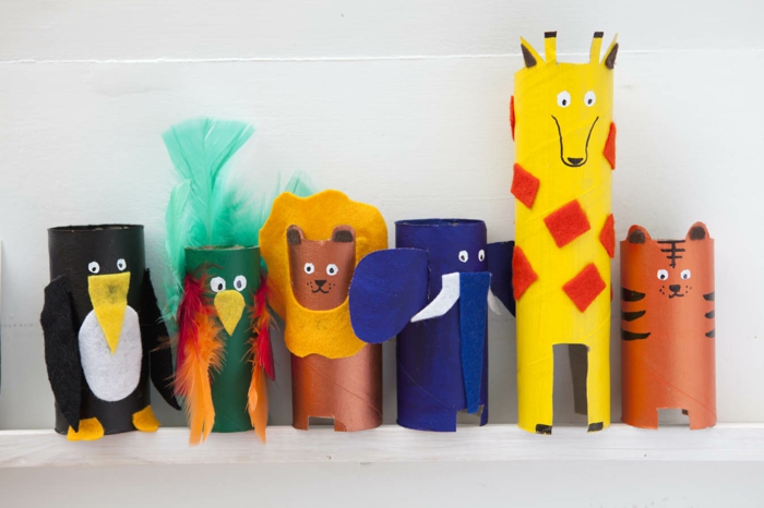 Парти декорация klollenollen животни Tinker с тоалетна хартия ролки
