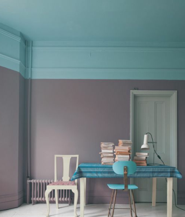Пастелни стени цветове палитра цветова схема стена декорация сиво синьо
