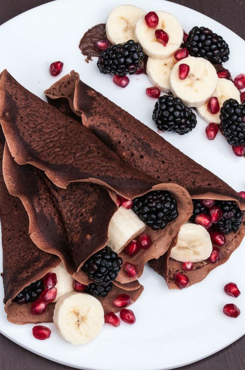 Pannekake deig oppskrift svart pannekaker med sjokolade