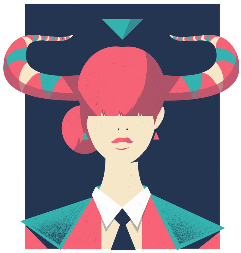 Pietari post zodiac illustrations Bull Horoscope 2016