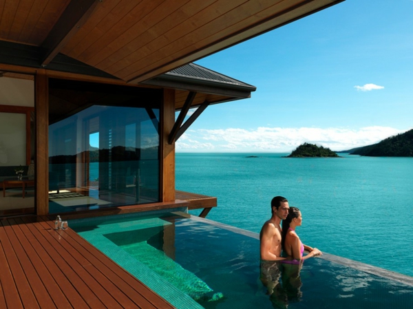 Ρομαντικό Infinity Pool Qualia Resort Αυστραλία