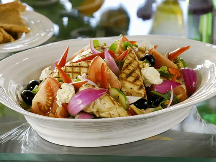 Salaatti ideoita terveellistä ruokaa kreikkalaista salaattia