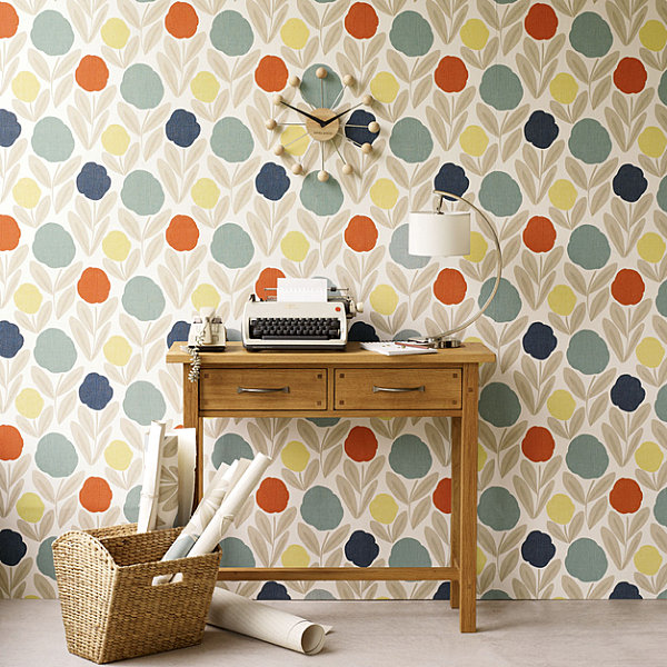 Красива цветен дизайн и тенденции декорация стена хартия