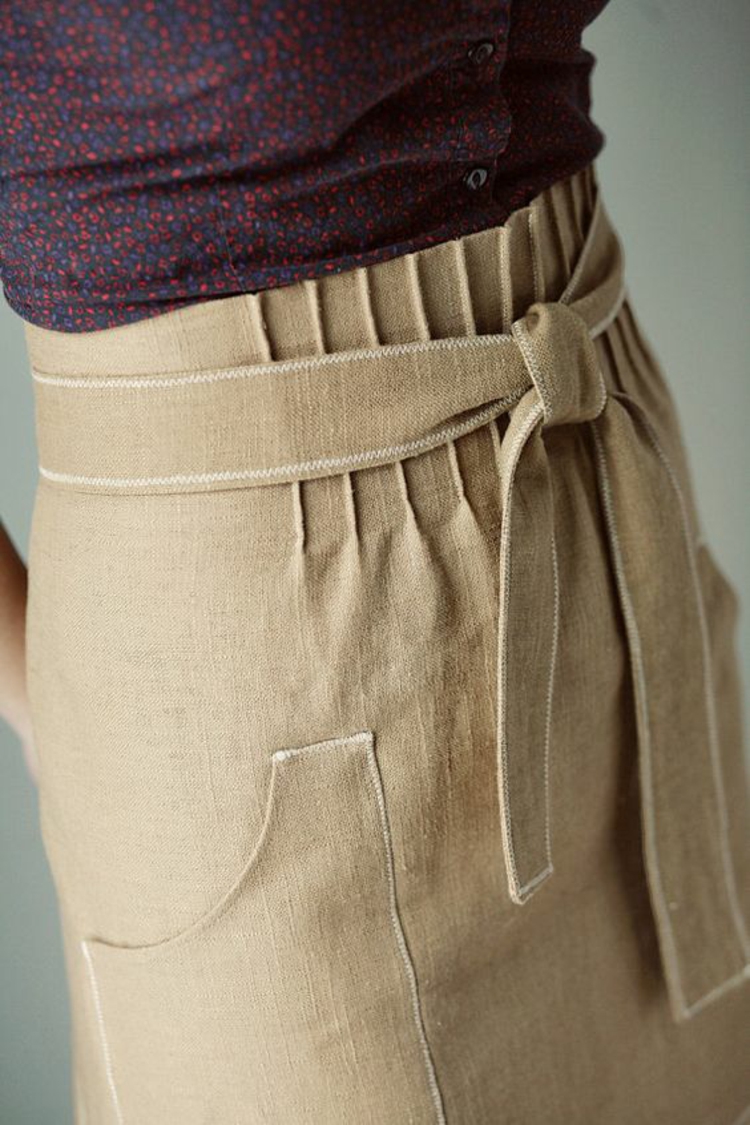 Apron sewing instruction ladies kitchen apron sewing pattern