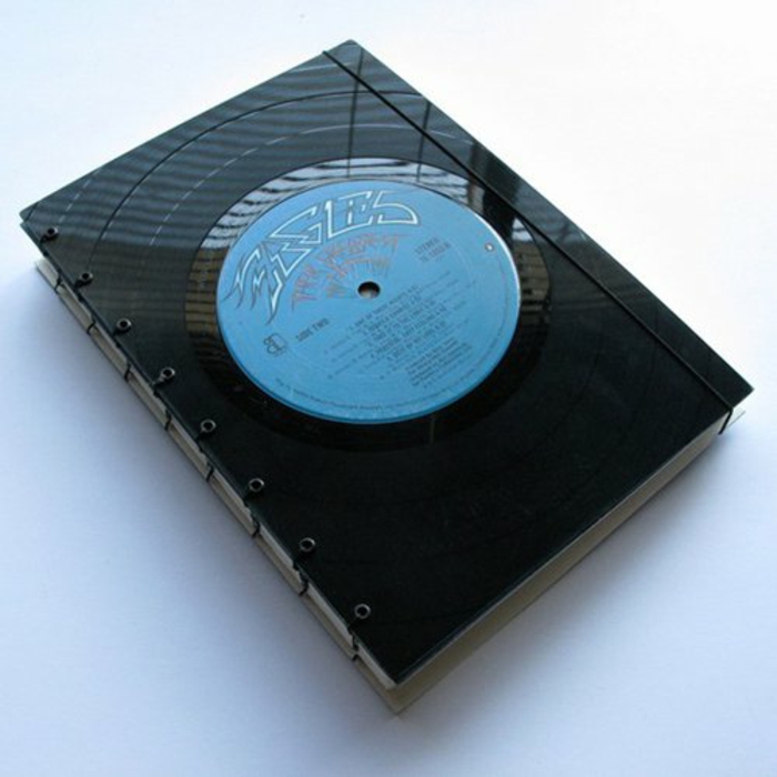 Vinyl records bookbinding gjør diy prosjekter