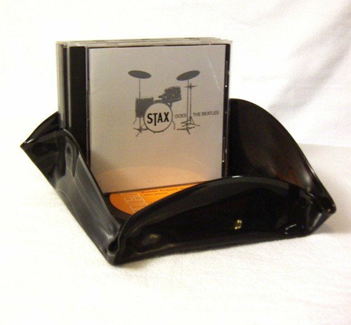 Vinyl plater lage ideer cd holder diy prosjekter