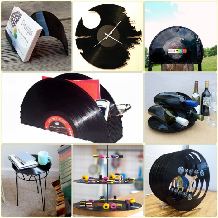 Vinyl plater, håndverk ideer og DIY prosjekter