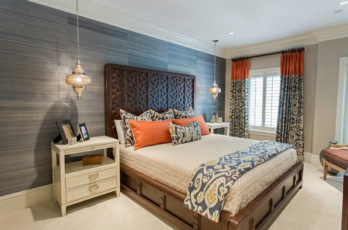 Dormitorio diseño moderno mix marruecos