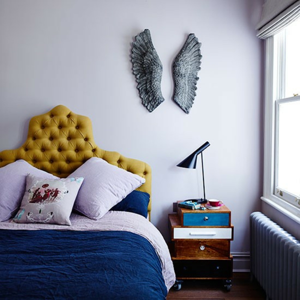 Soveværelse fløj dekorere ideer design dekorere hovedgærde polstring