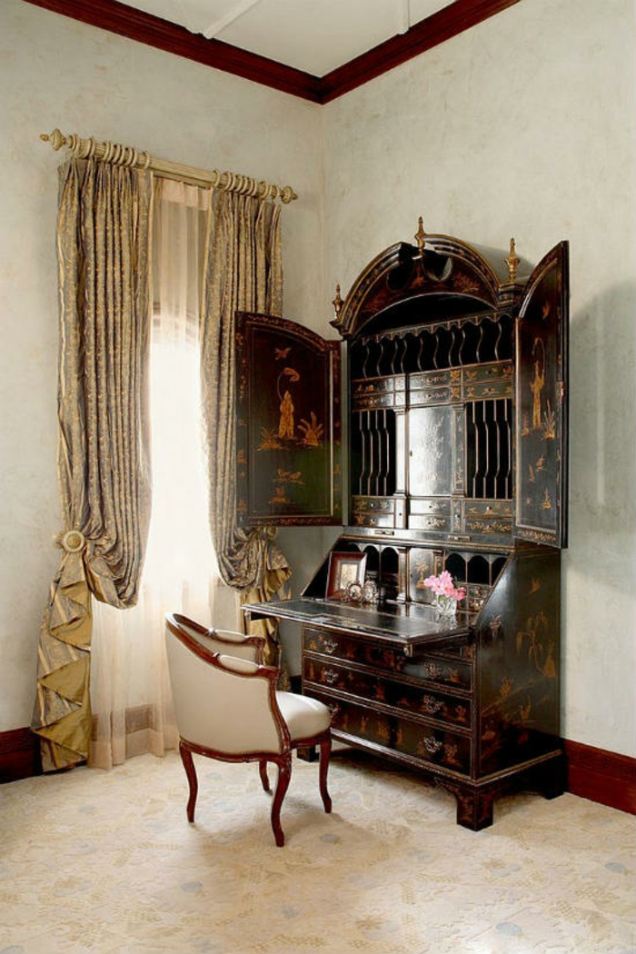 Bedroom furnishings in Victorian style antique furniture